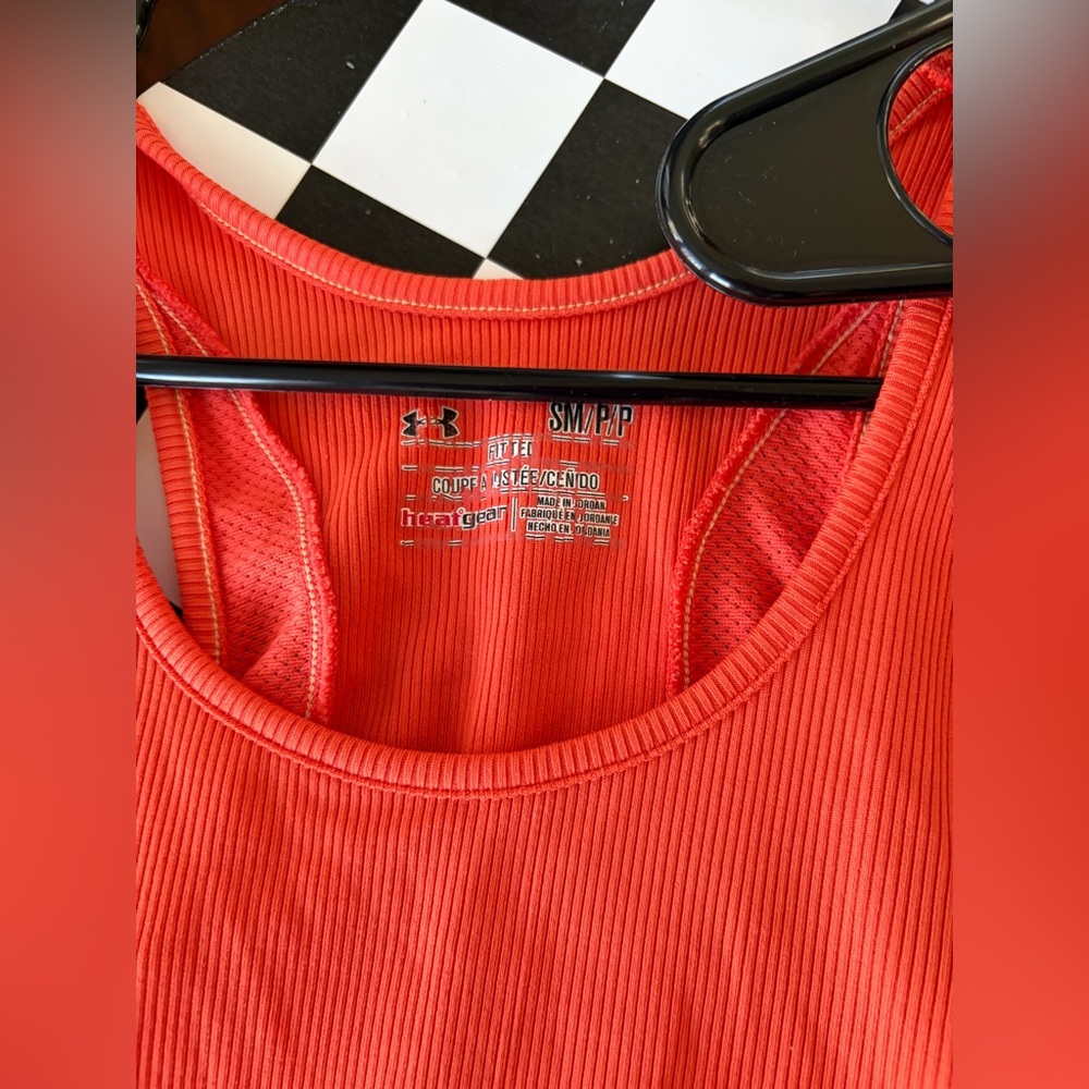 Under Armour Vibrant Orange and vibrant pink Tank Tops - Picture 2 of 9